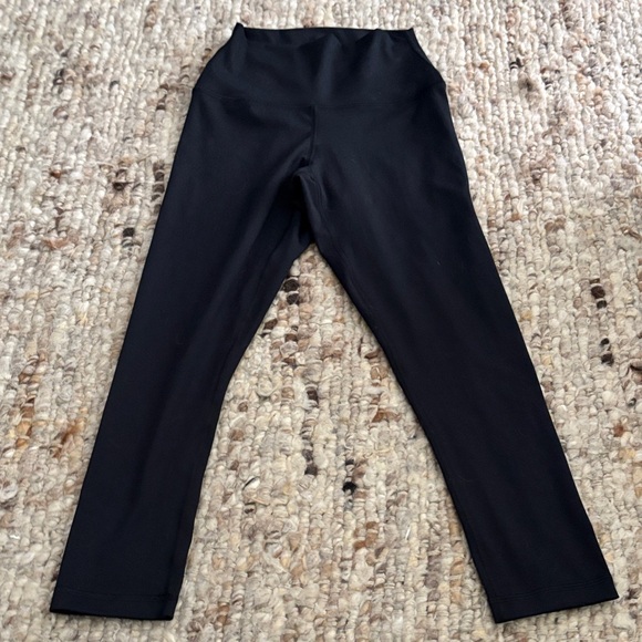 90 Degree By Reflex Black Leggings-Capri - Picture 1 of 1